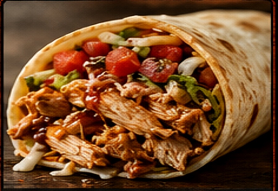 Pulled Chicken Wrap